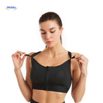 Fitura™ Sports Bra | Shock-Resistant Support & Zip-Front Comfort