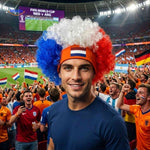 Flagora™ Support Wig | World Cup Fan Style, Comfortable & Bold