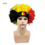 Flagora™ Support Wig | World Cup Fan Style, Comfortable & Bold