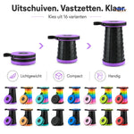FlexiStool™ Adjustable Telescopic Stool | Non-Slip & Compact