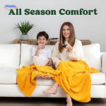 Middo Velvet Fleece Blanket | Cozy Comfort & Style for Every Season