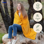 Middo Velvet Fleece Blanket | Cozy Comfort & Style for Every Season