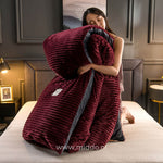 Middo Velvet Fleece Duvet Cover | Extra Warmth for Cold Nights