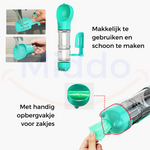 Furry Feeder™ 5-in-1 Dog Water Bottle | Water, Food & Waste In One