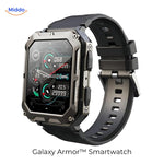 Galaxy Armor™ Smartwatch | Rugged Build & 30-Day Battery for iOS & Android