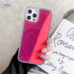 GlowSand™ Phone Case | Glowing Liquid Sand & Drop Protection