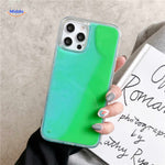 GlowSand™ Phone Case | Glowing Liquid Sand & Drop Protection
