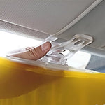 SafeDrive™ Anti-Glare Car Visor | Less Glare & UV Eye Protection