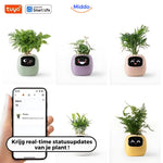 Happy Ivy™ Smart Planter | Automatic Watering & App-Connected Plant Care