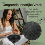 Harmonii KlankOase™ Steel Tongue Drum | Calming Sound for Meditation & Relaxation