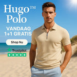Hugo Zip-Up Polo | Tailored Fit & All-Day Comfort