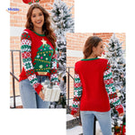 Jingle Knit™ Sweater | Embroidered Holiday Comfort & Festive Style