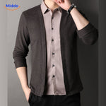 LayerFlex™ Knit | 2-in-1 Men's Shirt, Slim Fit & All-Day Comfort