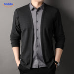 LayerFlex™ Knit | 2-in-1 Men's Shirt, Slim Fit & All-Day Comfort
