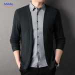 LayerFlex™ Knit | 2-in-1 Men's Shirt, Slim Fit & All-Day Comfort