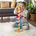 LearnPlay™ Wooden Ball Run Tree | Montessori Learning & Motor Skills