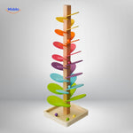 LearnPlay™ Wooden Ball Run Tree | Montessori Learning & Motor Skills