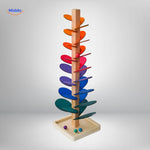 LearnPlay™ Wooden Ball Run Tree | Montessori Learning & Motor Skills