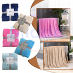 Middo Velvet Fleece Blanket | Cozy Comfort & Style for Every Season