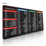 Lernopad™ Mouse Pad | Shortcut Keys & All-Day Desk Comfort