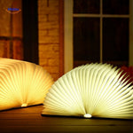 LumiFold™ Desk Lamp | 3-Color LED & Foldable Wood Design