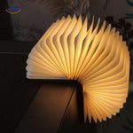 LumiFold™ Desk Lamp | 3-Color LED & Foldable Wood Design