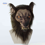 Lupinox™ Mask | Glow-in-the-Dark Latex Wolf Head & Realistic Halloween Detail