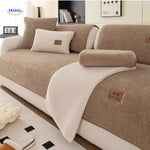 LuxeLamb™ Faux Lambswool Sofa Cover | Cozy Warmth & Quiet Luxury