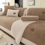LuxeLamb™ Faux Lambswool Sofa Cover | Cozy Warmth & Quiet Luxury