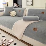 LuxeLamb™ Faux Lambswool Sofa Cover | Cozy Warmth & Quiet Luxury