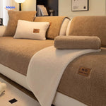 LuxeLamb™ Faux Lambswool Sofa Cover | Cozy Warmth & Quiet Luxury