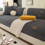 LuxeLamb™ Faux Lambswool Sofa Cover | Cozy Warmth & Quiet Luxury