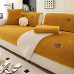 LuxeLamb™ Faux Lambswool Sofa Cover | Cozy Warmth & Quiet Luxury