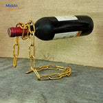 Luxura™ WineRack | Elegant Suspended Wine Bottle Holder & Modern Decor