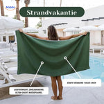 MagnaTowel™ Beach | Sand-Free Microfiber Towel with Magnetic Corners & Quick-Dry
