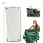 MagnaTowel™ Beach | Sand-Free Microfiber Towel with Magnetic Corners & Quick-Dry
