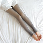 Middo Fleece-Lined Tights | Warm Comfort & Sheer Style