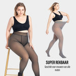 Middo Fleece-Lined Tights | Warm Comfort & Sheer Style