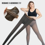 Middo Fleece-Lined Tights | Warm Comfort & Sheer Style