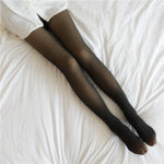 Middo Fleece-Lined Tights | Warm Comfort & Sheer Style