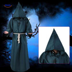 Monkara™ Costume | Medieval Hooded Robe for Halloween & Cosplay