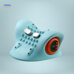 NeckEase™ Massage Pillow | Kneading, EMS & Heat Therapy