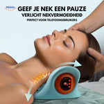 NeckEase™ Massage Pillow | Kneading, EMS & Heat Therapy