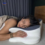 NeckRest™ Ergonomic Memory Foam Pillow | Neck Support & Shape Retention