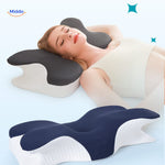 NeckRest™ Ergonomic Memory Foam Pillow | Neck Support & Shape Retention