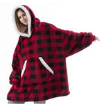 Middo Oversized XXL Sherpa Fleece Hoodie | Warm, Cozy & One Size