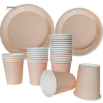PartyLux™ Tableware Set | 141-Piece Party Kit with Plates, Cups, Cutlery & Tablecloth