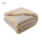PawGuard™ Waterproof Blanket | Soft Cotton Velour & Discreet Protection