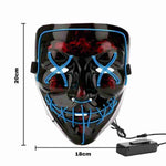 PhantomGlow™ Mask | LED Light-Up Glow & All-Night Comfort