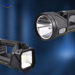 PowerBeam™ LED Searchlight | Ultra-Bright 500m Beam & Rechargeable Power Bank